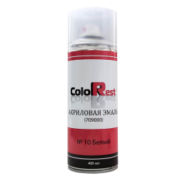 Акриловая эмаль-спрей ColoRest №10 Белый